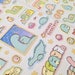 RARE San-X Sumikko Gurashi creatures in the corner stickers featuring sea monster