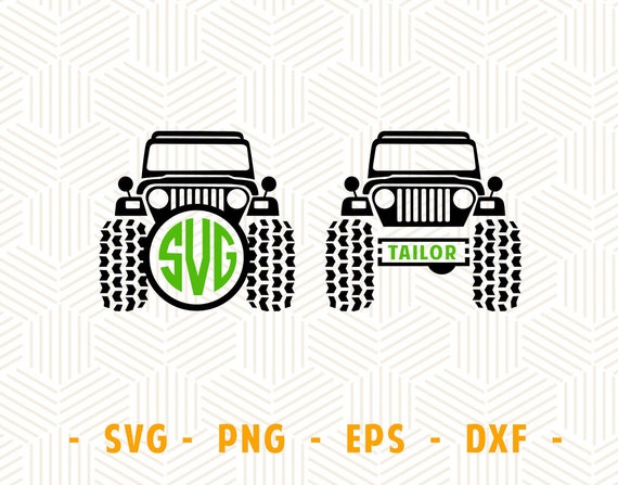 Download Jeep monogram SVG eps dxf Jeep shirt Digital file Jeep cricut