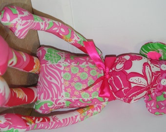 lilly pulitzer stuffed monkey