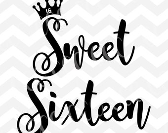 Free Free 346 Sweet 16 Svg Free SVG PNG EPS DXF File