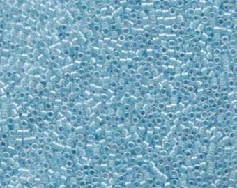 5g DB057 Miyuki Delica Bead Lined Sky Blue