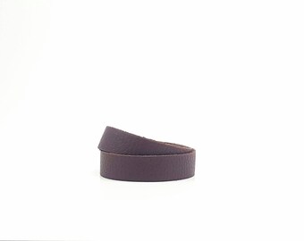 Hickory Double Wrap Leather Cuff