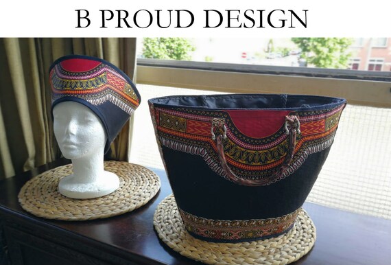 Dashiki Bag and Hat