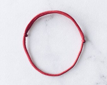Red String Bracelet (thin) | Protection Bracelet | Kabalah Bracelet | Lucky Bracelet | Blessed Bracelet