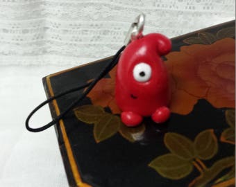 Red Cyclops Monster straps for phone