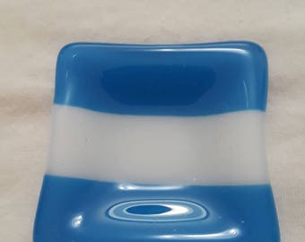 Fused Glass Small Square Dish