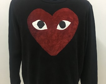 vtg 90s COMME DES GARCONS sweatshirt very nice design