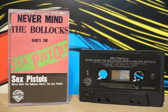 Never Mind The Bollocks Here's The Sex Pistols by Sex Pistols Vintage Cassette Tape