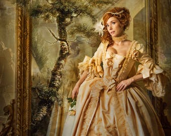 Vestido rococó a Madame Pompadour