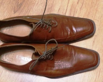 Classic Leather Mens Vintage Brown Shoes US 11.5 UK 10.5 EU 45, Brown Leather Mens Shoes