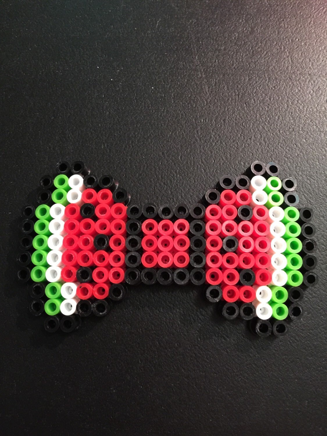 Watermelon Perler Bead Hairbow