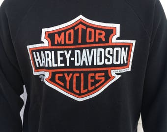 VTG 1980's Harley Davidson logo sweatshirt