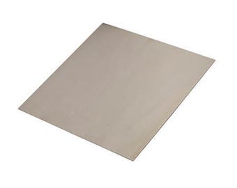 Nickel Silver Sheet 6x6" TILE ***22 Gauge OR 24 Gauge