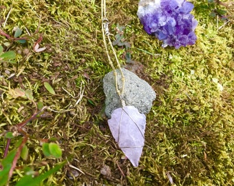 Rose Quartz arrowhead