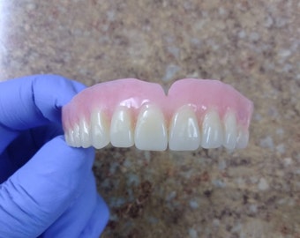 Full Upper denture U-Shaped false Teeth