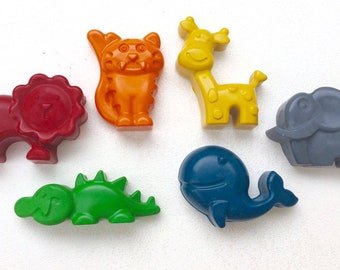 Safari crayon set - Childrens' crayons - Personalised crayons - Birthday gift - Stocking filler