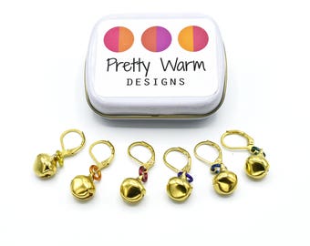 Stitch Markers for Crochet - Crochet Notions - Progress Keeper - Stitch Holder - Locking Marker - Stitch Marker - Christmas Stocking Stuffer