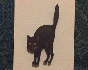 Black Cat 2 Halloween Needleminder