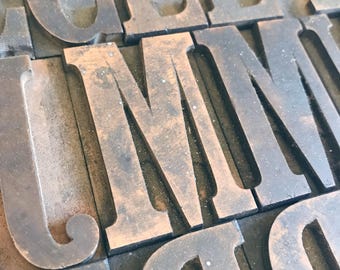 Vintage Letterpress / Sold By The Letter / Wood Letterpress / Antique Letterpress / Printer Block / Wood Type / Wood Letter / Old Type