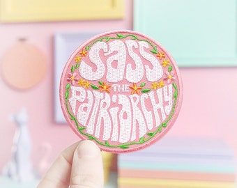 Sass the patriarchy feminist patch
