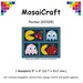 MosaiCraft Pixel Craft Mosaic Art Kit 'Pacman' (Like Mini Mosaic and Paint by Numbers)