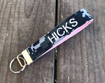 Military Personalized Navy NWU Wristlet | Us Navy Keychain | Us Navy Key Fob | Navy Key Fob | Military Keychain | Navy Keychain | Navy Wife