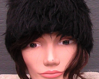 60s fake fur hat