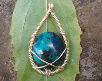 Chrysacolla Pendant
