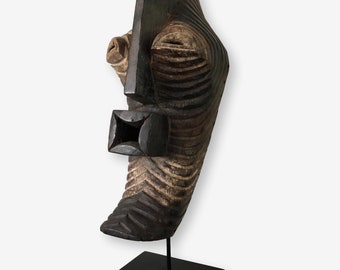 Songye Mask on Stand, Congo