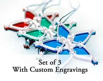 Wayfinder, SET of 3, Engraved,Kingdom Hearts