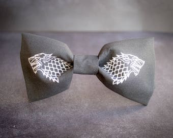 Game of Thrones House Stark Bow Tie