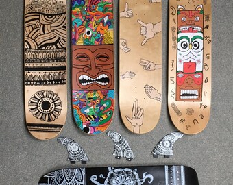 Personalized skateboard deck
