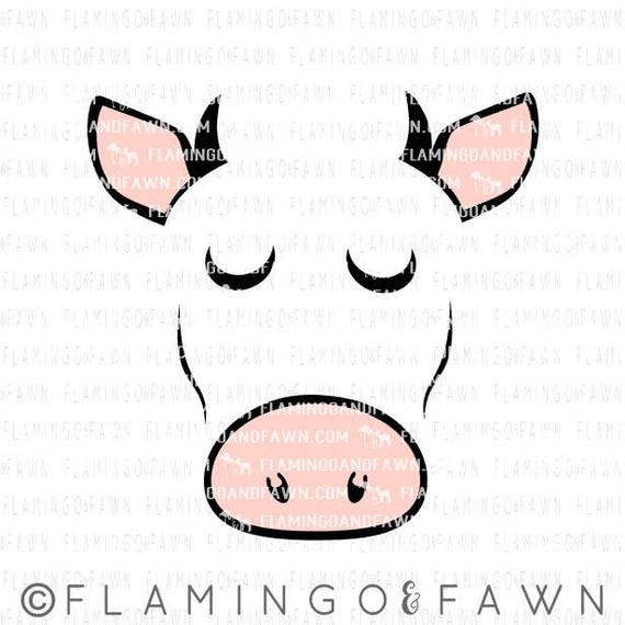 Download cow face svg cow head svg cow dxf farm svg farming svg