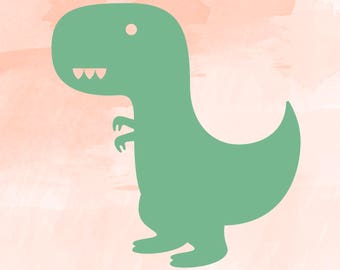 Free Free 101 Baby Dinosaur Svg Cute T Rex Silhouette SVG PNG EPS DXF File