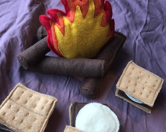 campfire s mores playset