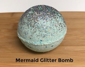 Mermaid Glitter Bath Bomb, Bath Bombs, Luxury Bath Bomb, Glitter Bath Bomb, Mermaid Bath Bomb, Bath Bomb Gift, Bath and Beauty Gift