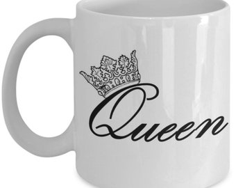 Ladies Gift : Queen White Mug