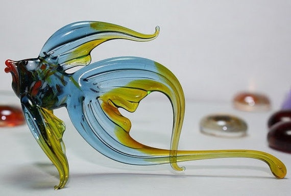 fish blown glass