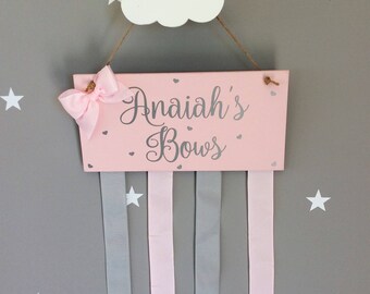 bow holder hair bow holder hair bow organiser hair accessories girls bow holder girls bow organiser