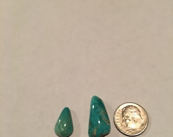 Natural Royston Turquoise Cabochons