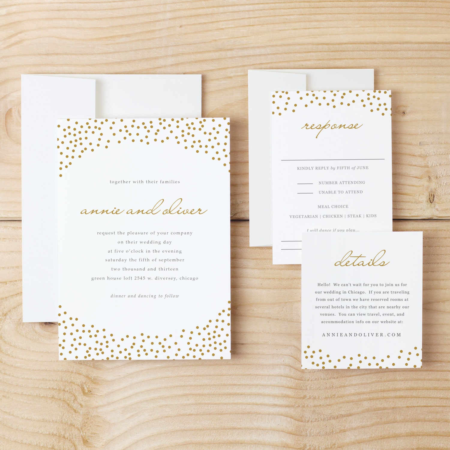 Wedding Invitation Template Download Gold Dots Word Or Pages Mac Or Pc Instant Download Wedding Invitation Templates For Mac