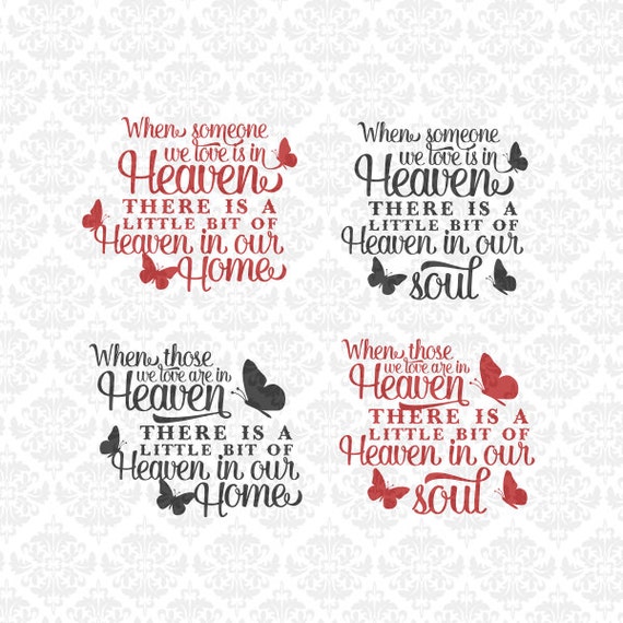 Download Heaven in our Home Soul Sympathy SVG DXF STUDIO Ai EPs Png
