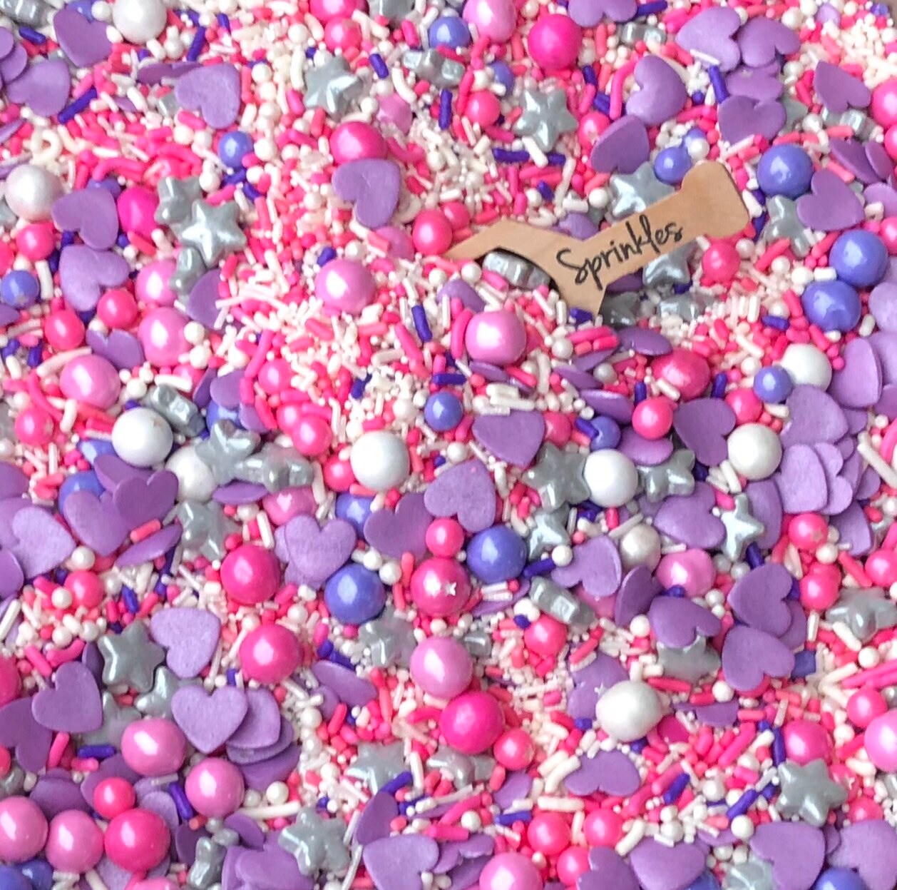 Edible Sprinkles Sprinkles Sprinkle Mix Pink sprinkles