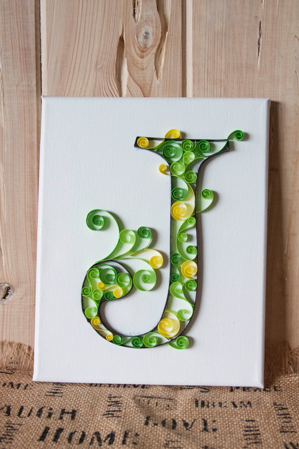 Paper Quilled Letter 8X10