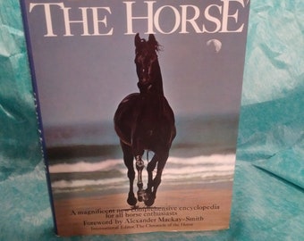 THE ENCYCLOPEDIA of the HORSE, vintage, book, reference, horse, equestrian, collectibles, picture book