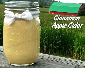 Cinnamon Apple Cider Soy Candle in 16 oz Jar