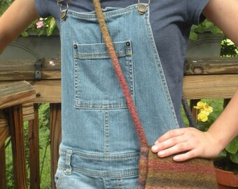 wool felt crossbody shoulder bag