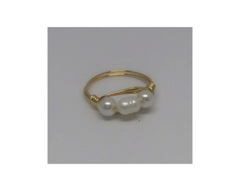Wire Wrap Pearla Fresca