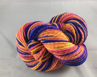 Handspun Yarn 182 Yards Worsted Weight 100% BFL OOAK