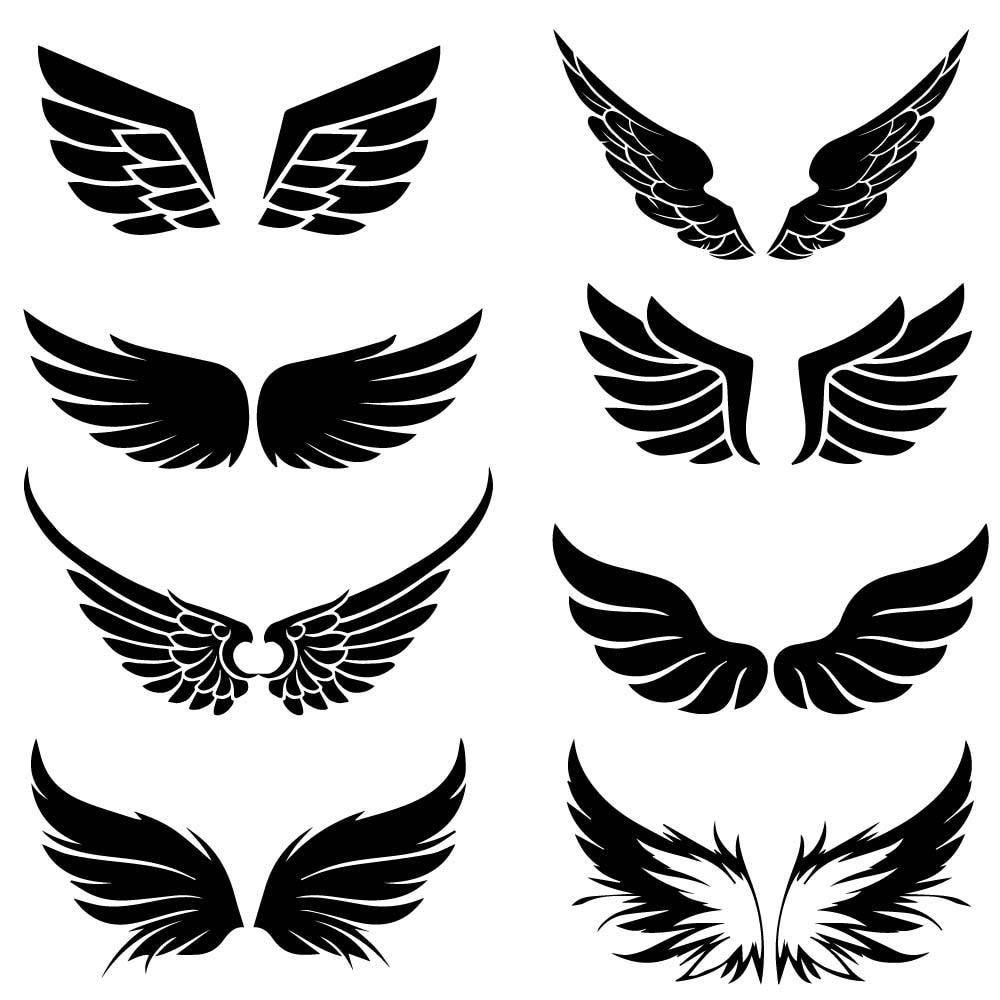 Download Wings svg, Angel Wings svg, svg files for Cricut, Digital ...